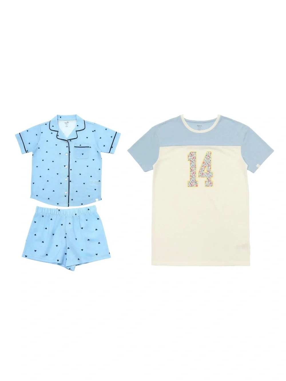 NWT GAP Kids 3 PC Pajama Set & Nightshirt size 10